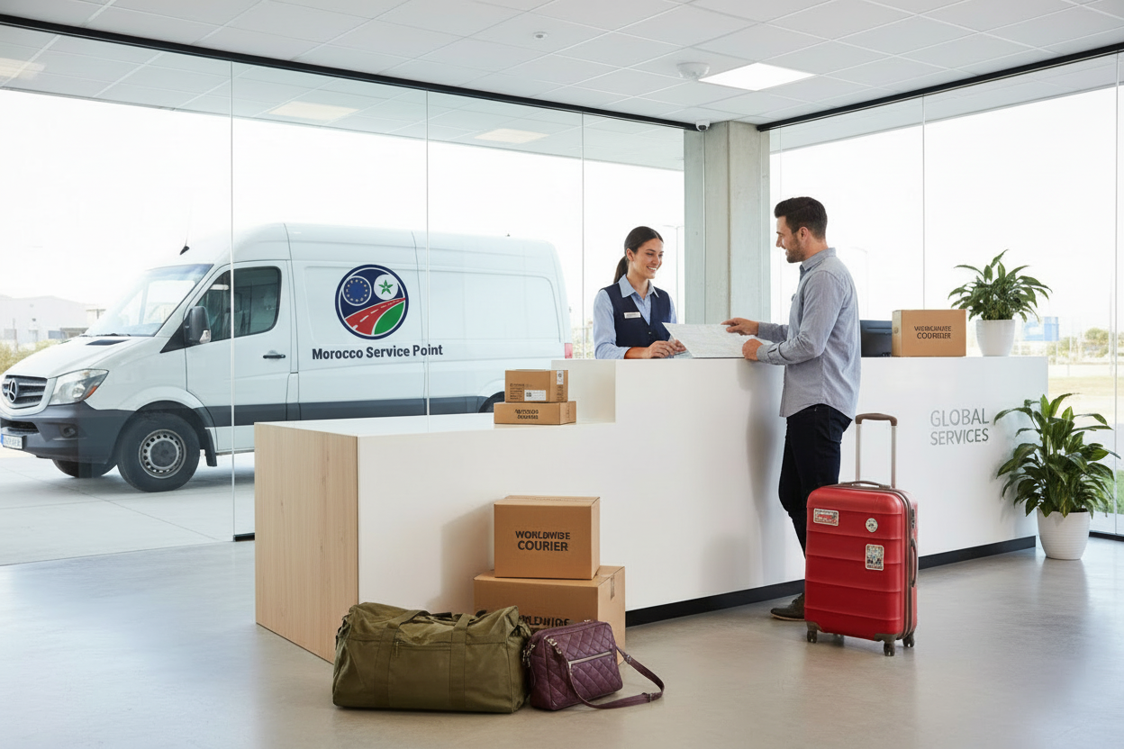 Service Point Banner met Correct Logo